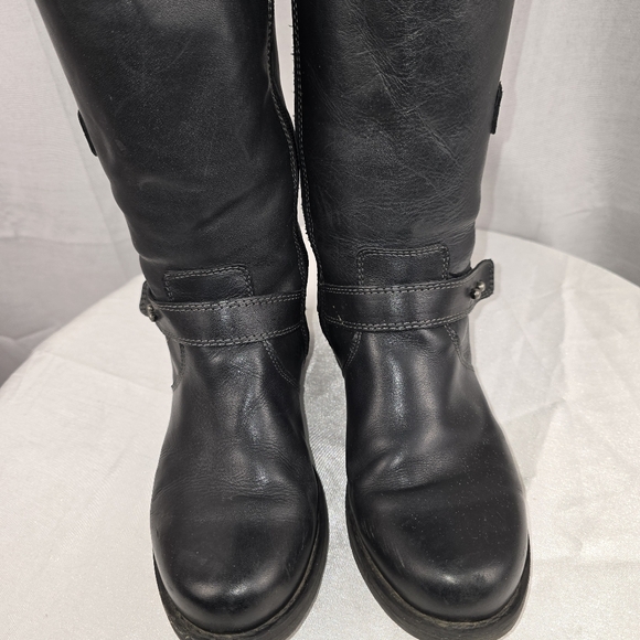 Eric Michael Laguna Black Moto Boots - Picture 7 of 13